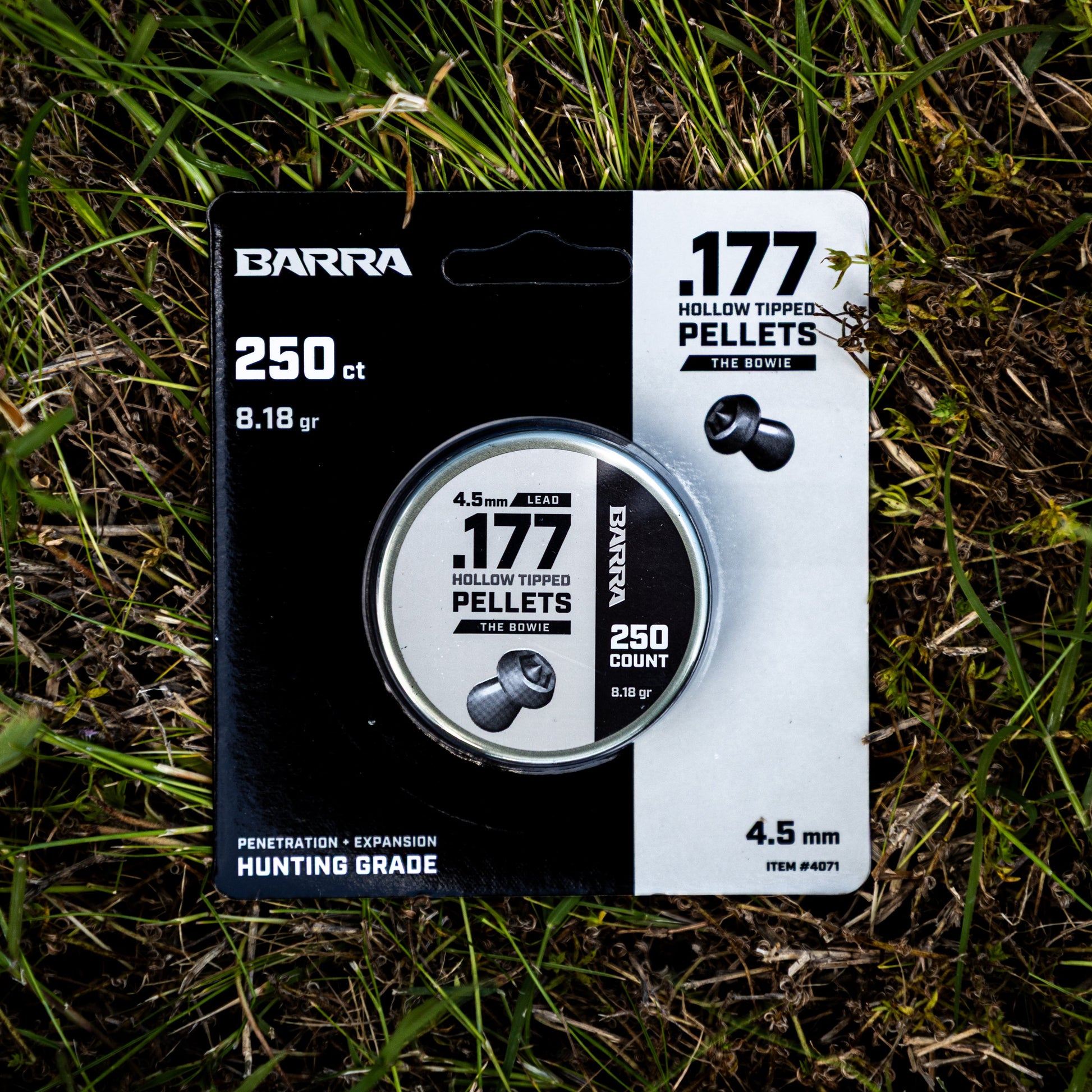 Bowie Hollow Tipped .177 Caliber Pellets - 250 Count