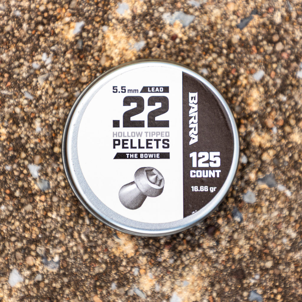 Bowie Hollow Tipped .22 Caliber Pellets - 125 Count