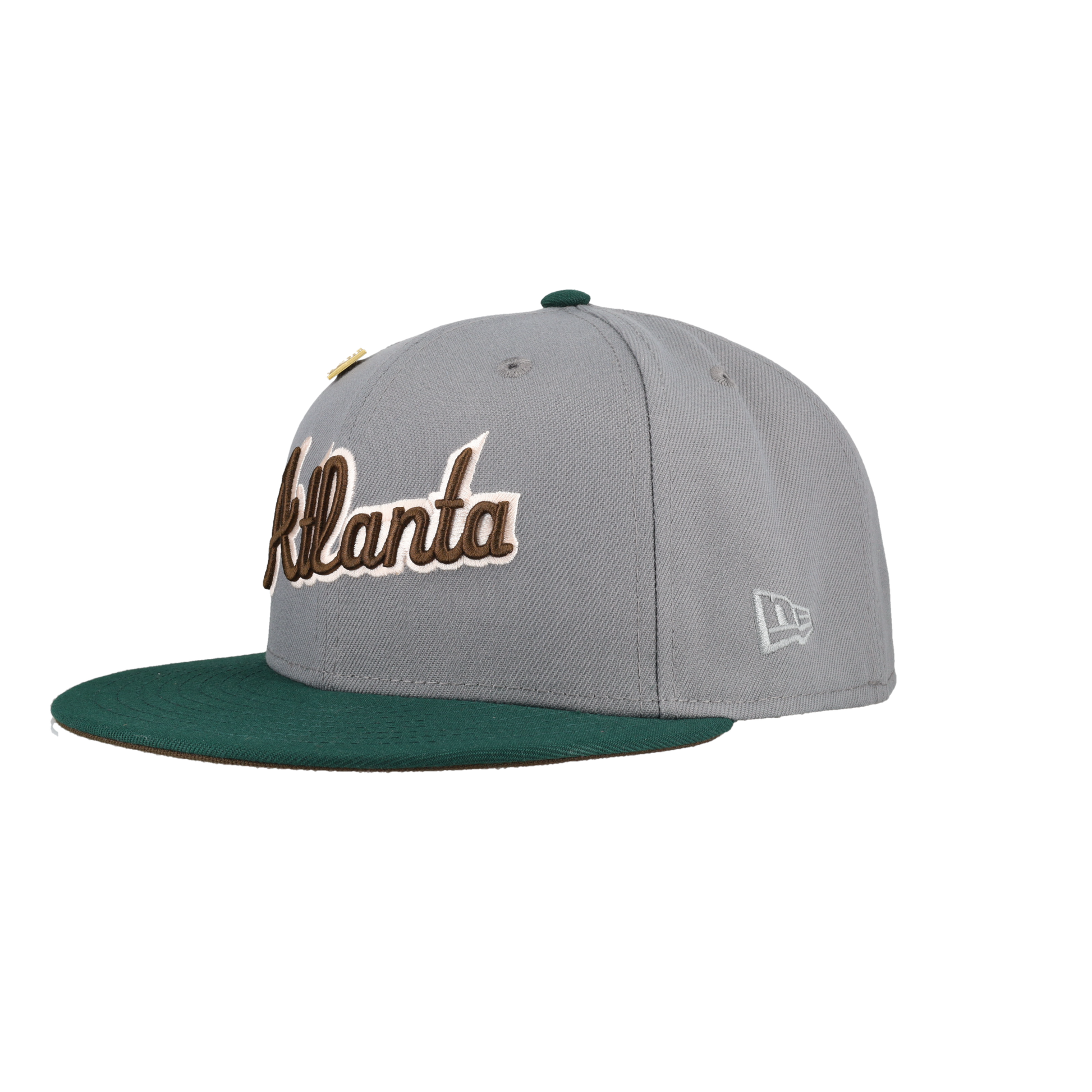 Atlanta Braves Grey 2017 Inaugural Season Patch 59Fifty Fitted Hat
