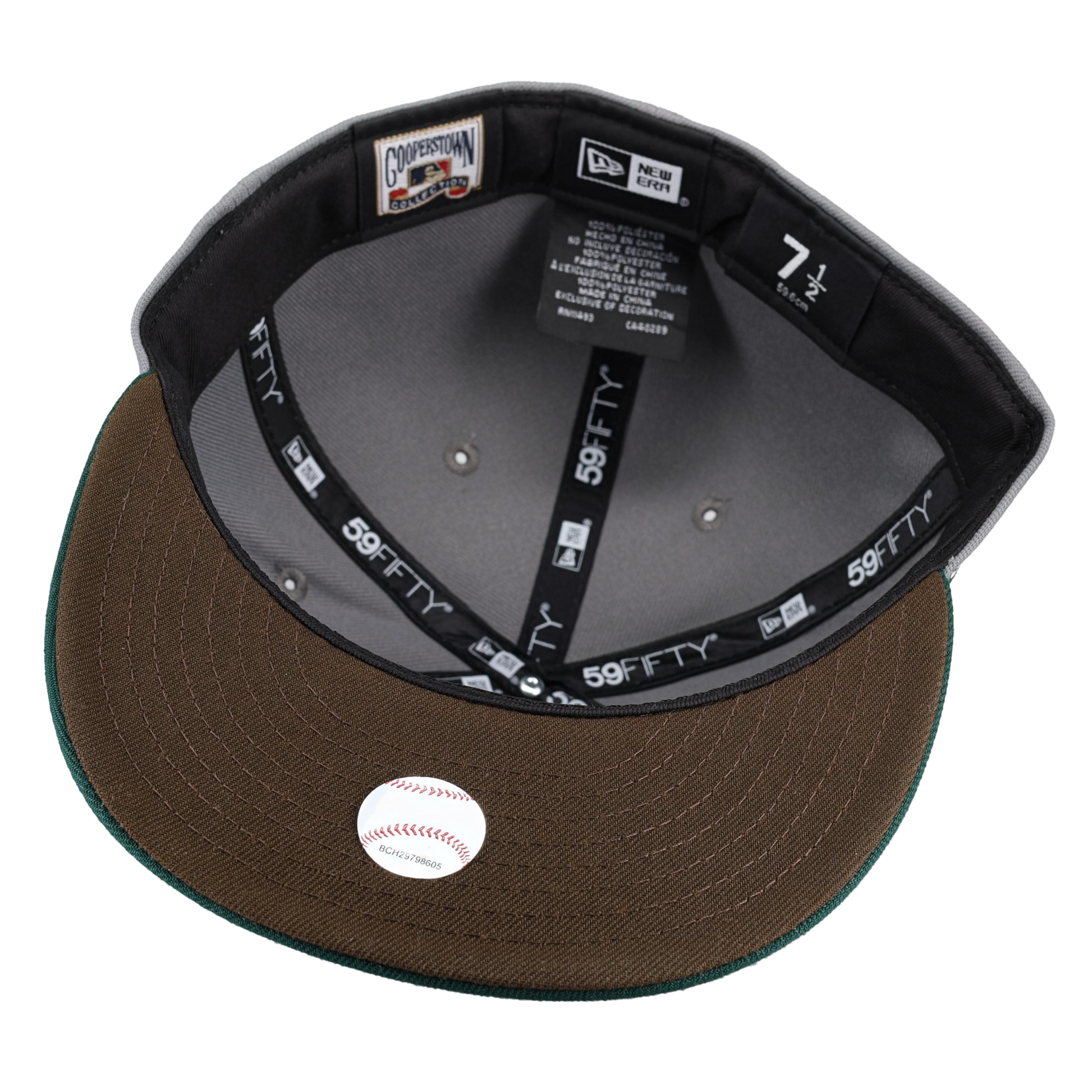 Atlanta Braves Grey 2017 Inaugural Season Patch 59Fifty Fitted Hat