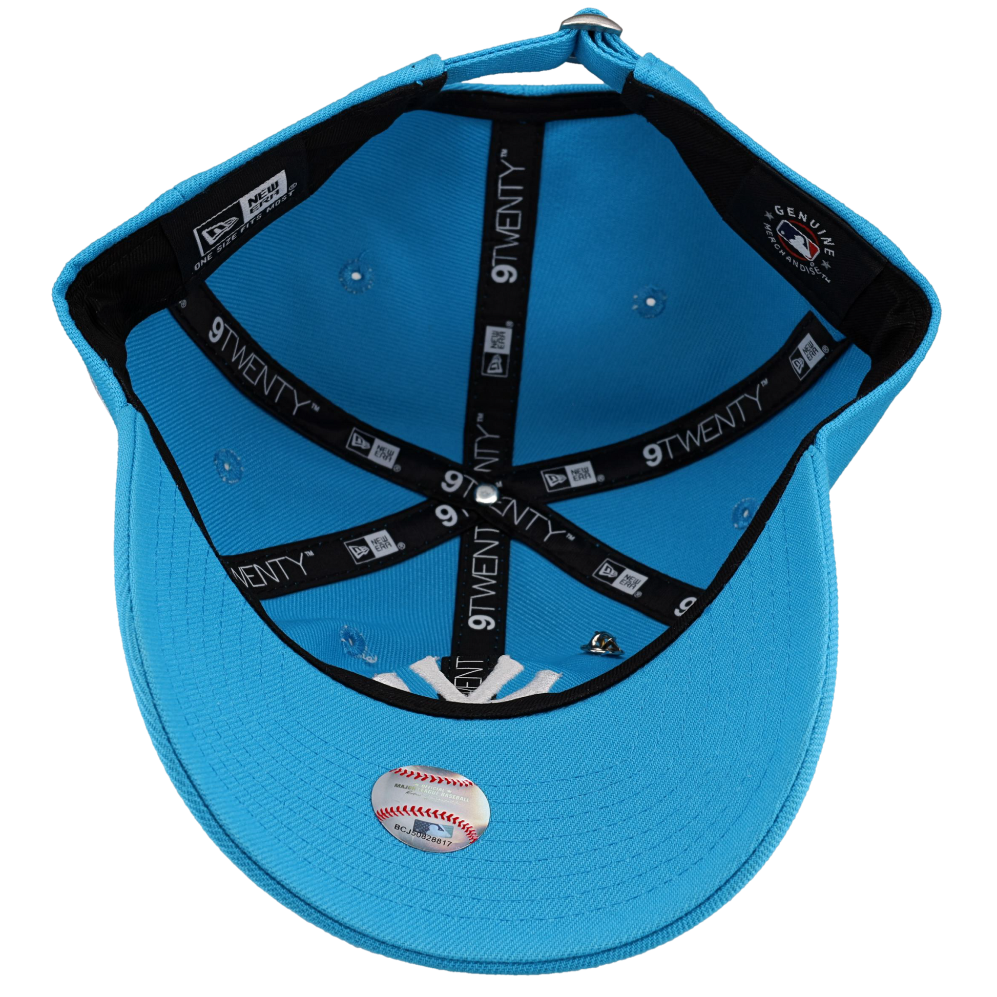 New York Yankees New Era 9Twenty Adjustable Hat (Blue Fanatic)