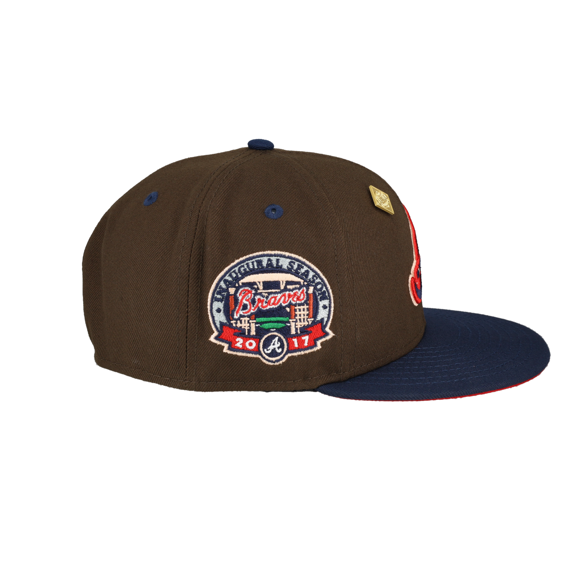 Atlanta Braves 2017 Inaugural Season Patch 59Fifty Fitted Hat