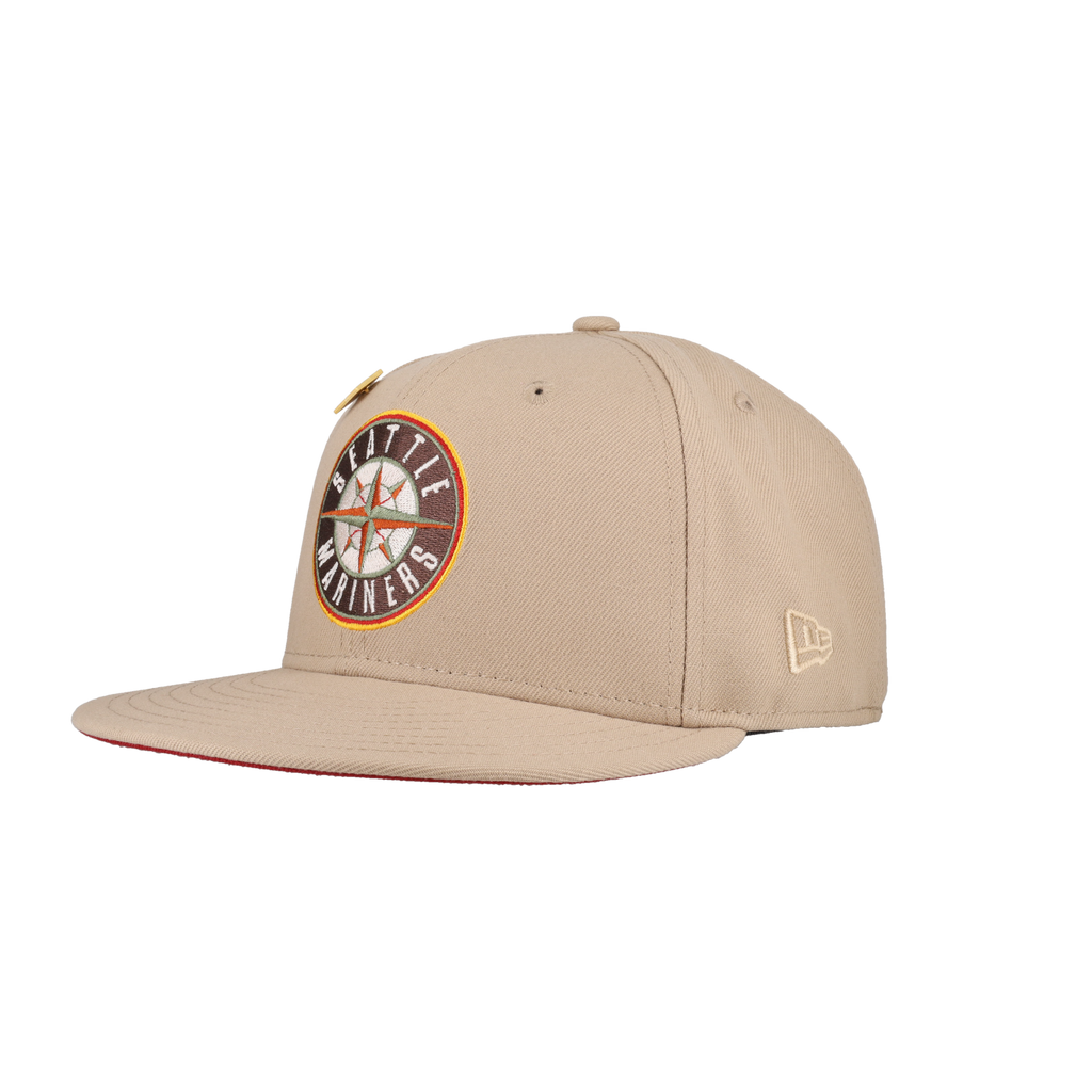 Seattle Mariners 2023 Warm Wine Collection 2001 All Star Game Fitted Hat