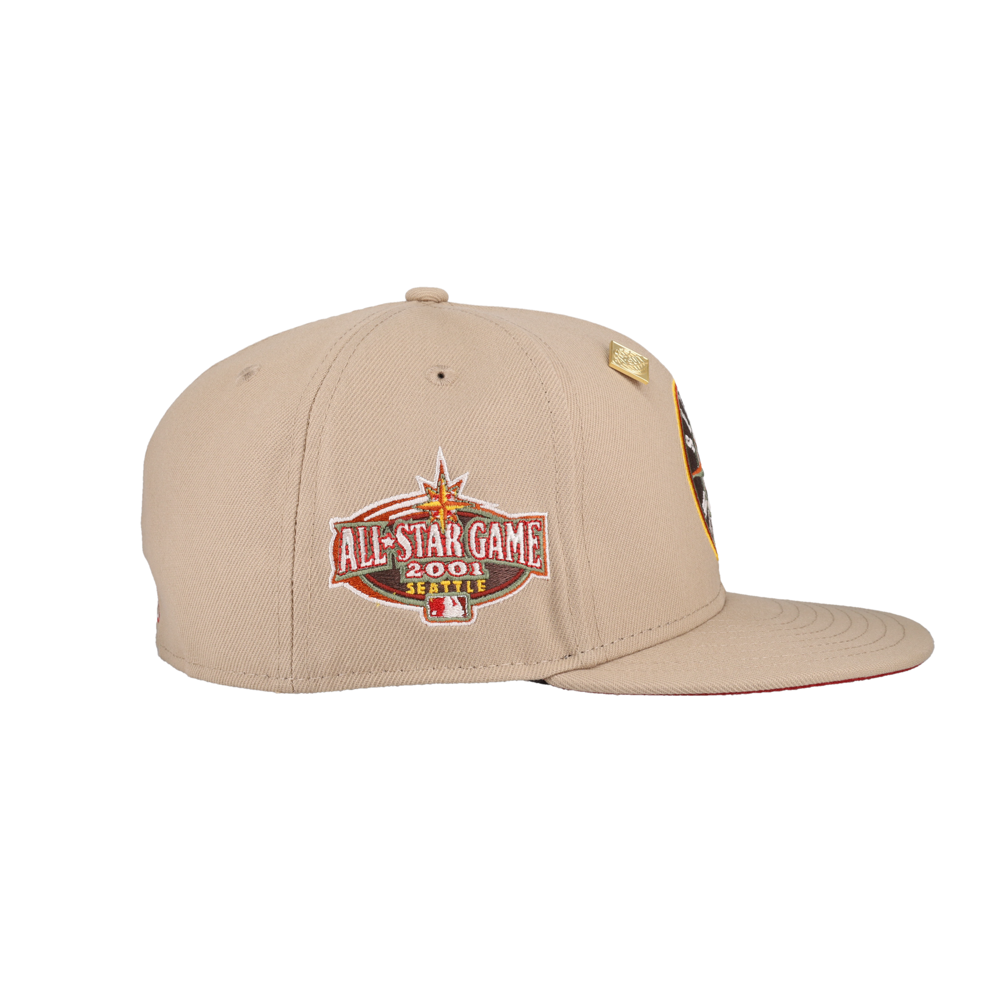 Seattle Mariners 2023 Warm Wine Collection 2001 All Star Game Fitted Hat