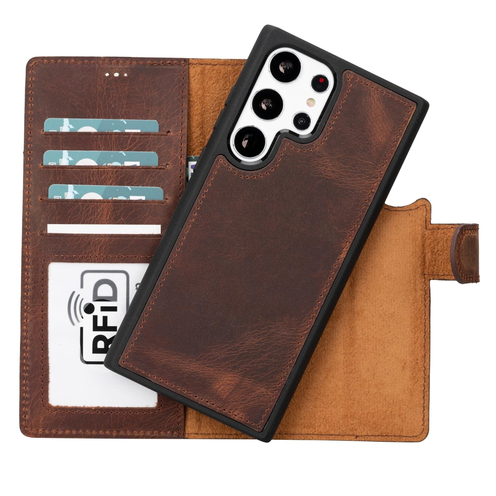 Buffalo Samsung Galaxy S20 Series Detachable Leather Wallet Case