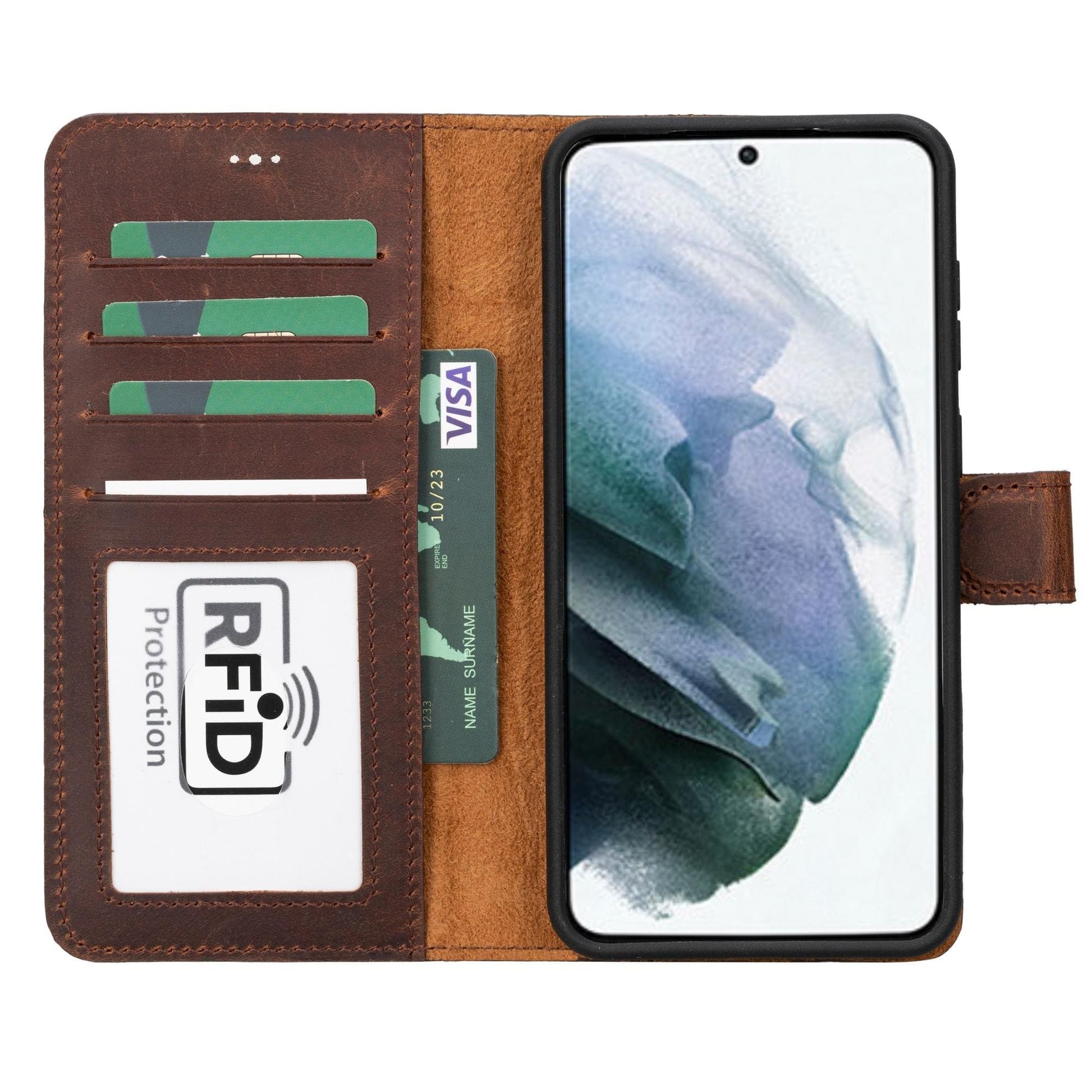 Buffalo Samsung Galaxy S23 Series Detachable Leather Wallet Case