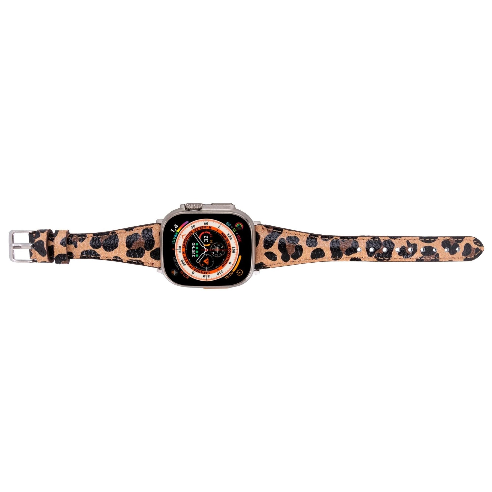Buford Slim Leather Bands for Apple Watch 9, Ultra 2 & SE