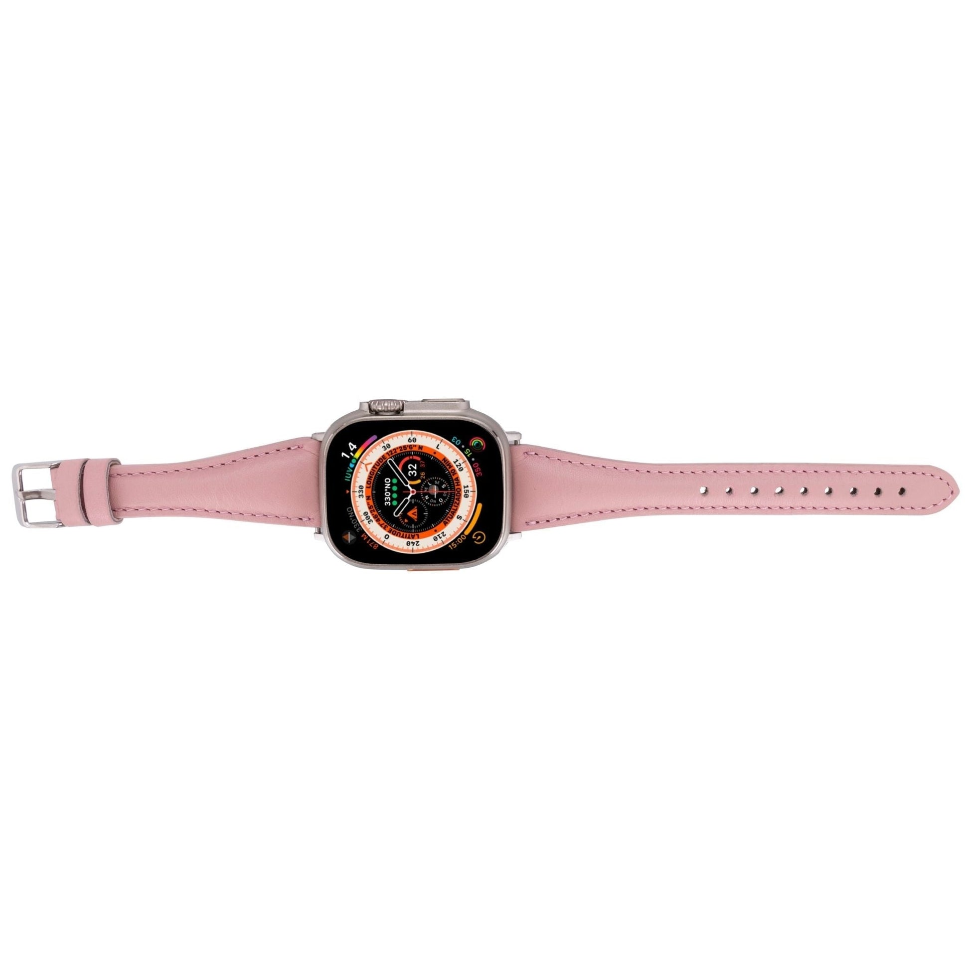 Buford Slim Leather Bands for Apple Watch 9, Ultra 2 & SE