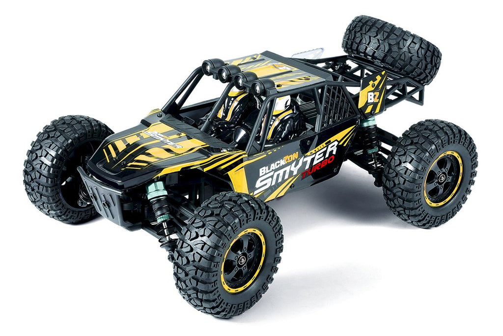 BlackZon Smyter DB Turbo 1/12 Scale 4WD 3S Brushless Electric Desert Buggy RTR (Yellow) - 540257