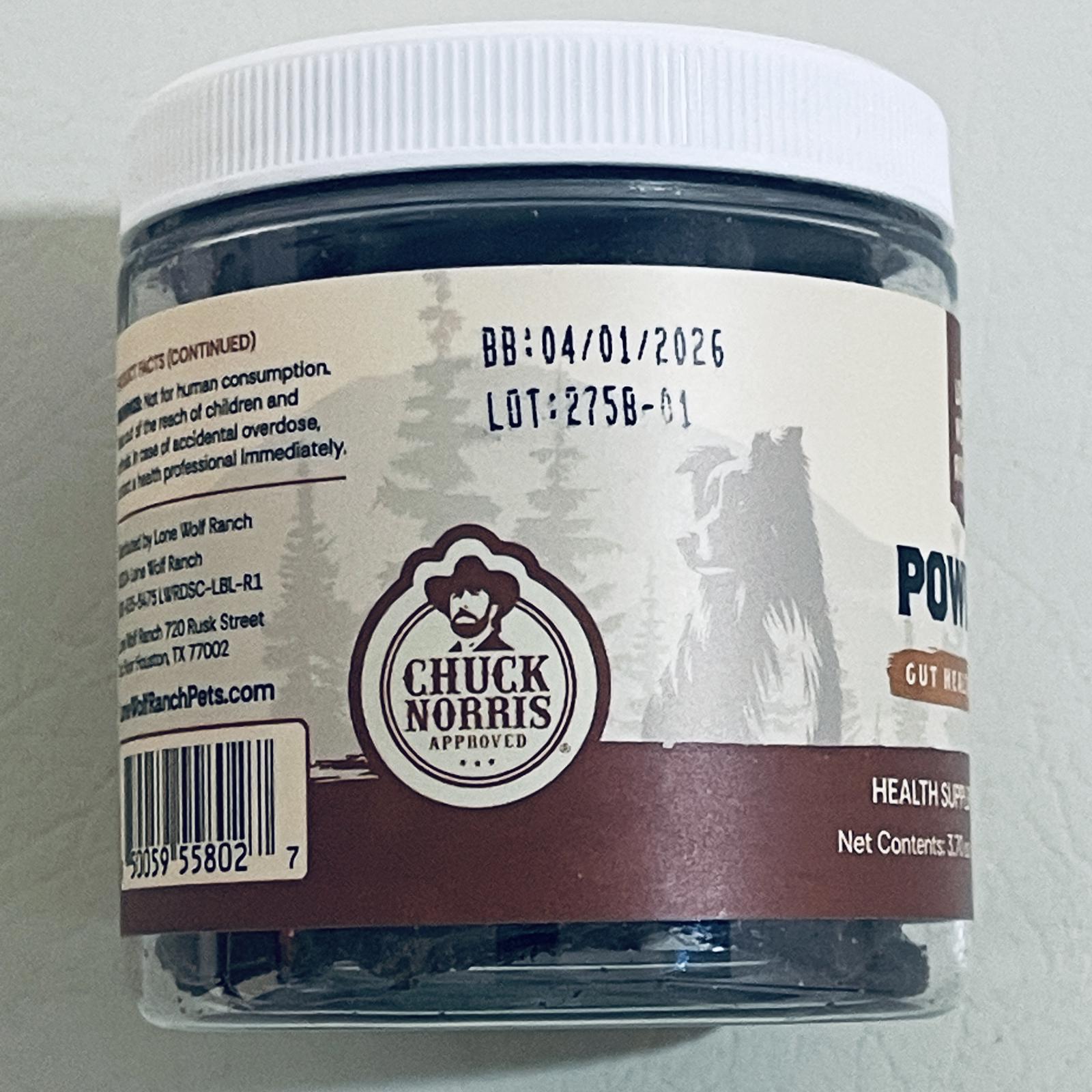 Lone Wolf Ranch Power GI Gut Health Support Supplement for Dogs