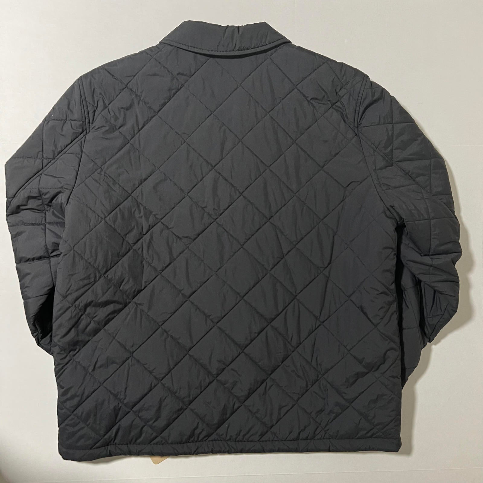Levi's Men's Quilted Black Jacket with Front Pockets