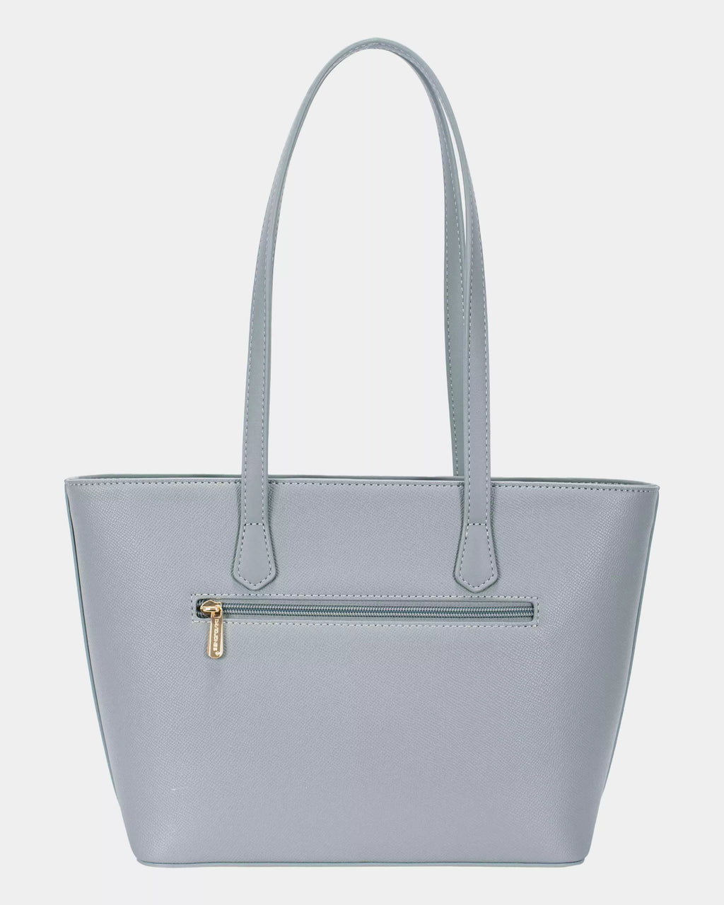 David Jones Leather Tote Bag with Gold Hardware