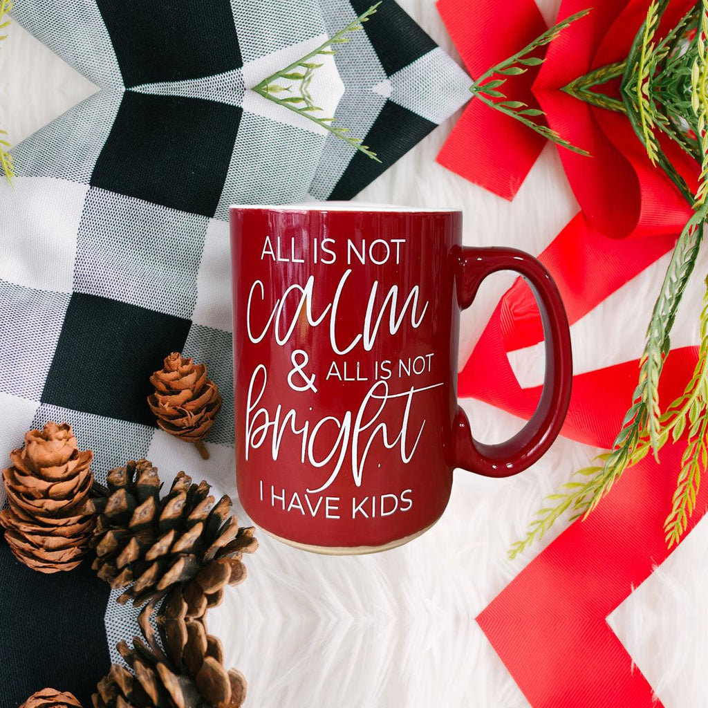 Christmas Ceramic Coffee Mug Double-Sided Snarky Holiday Gift Funny Santa Mug