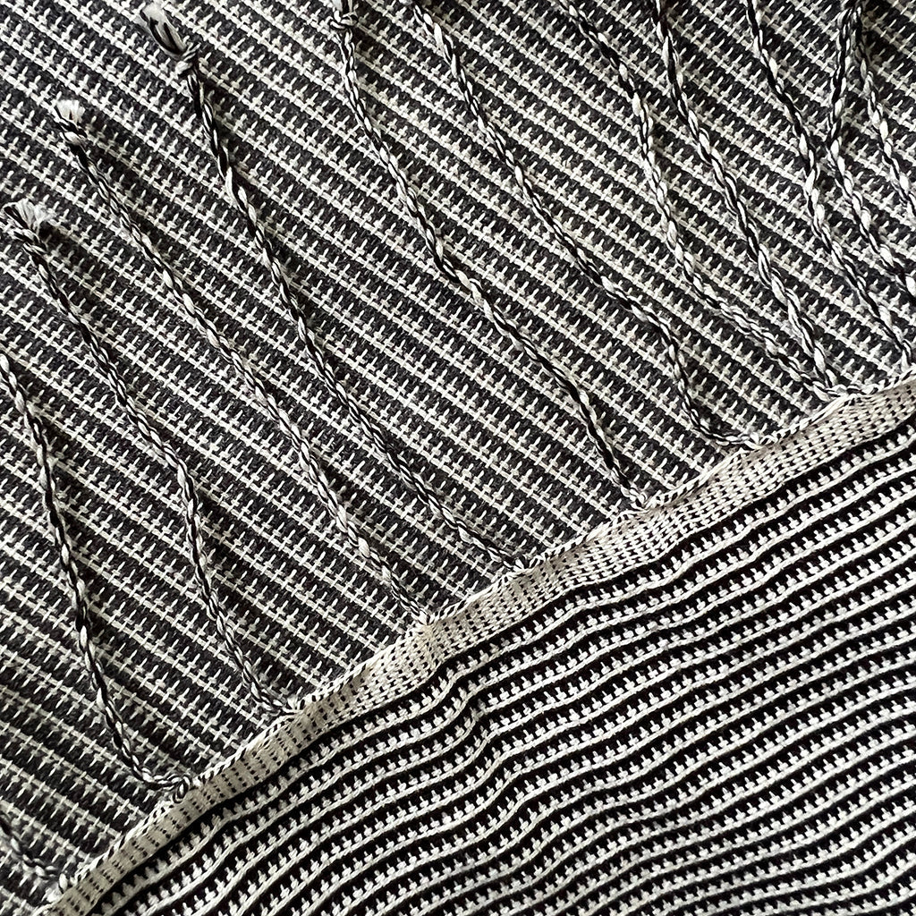 Cambodian Handloom Scarf 100% Organic Cotton Large Travel Wrap Neutral Tones