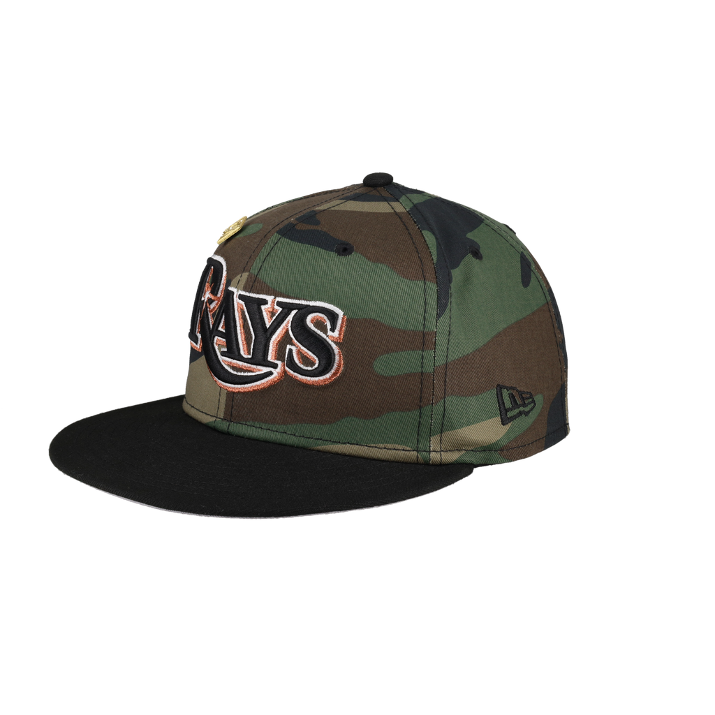 Tampa Bay Rays 2008 All Star Game Patch Camo 59Fifty Fitted Hat