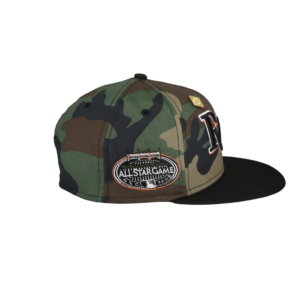 Tampa Bay Rays 2008 All Star Game Patch Camo 59Fifty Fitted Hat
