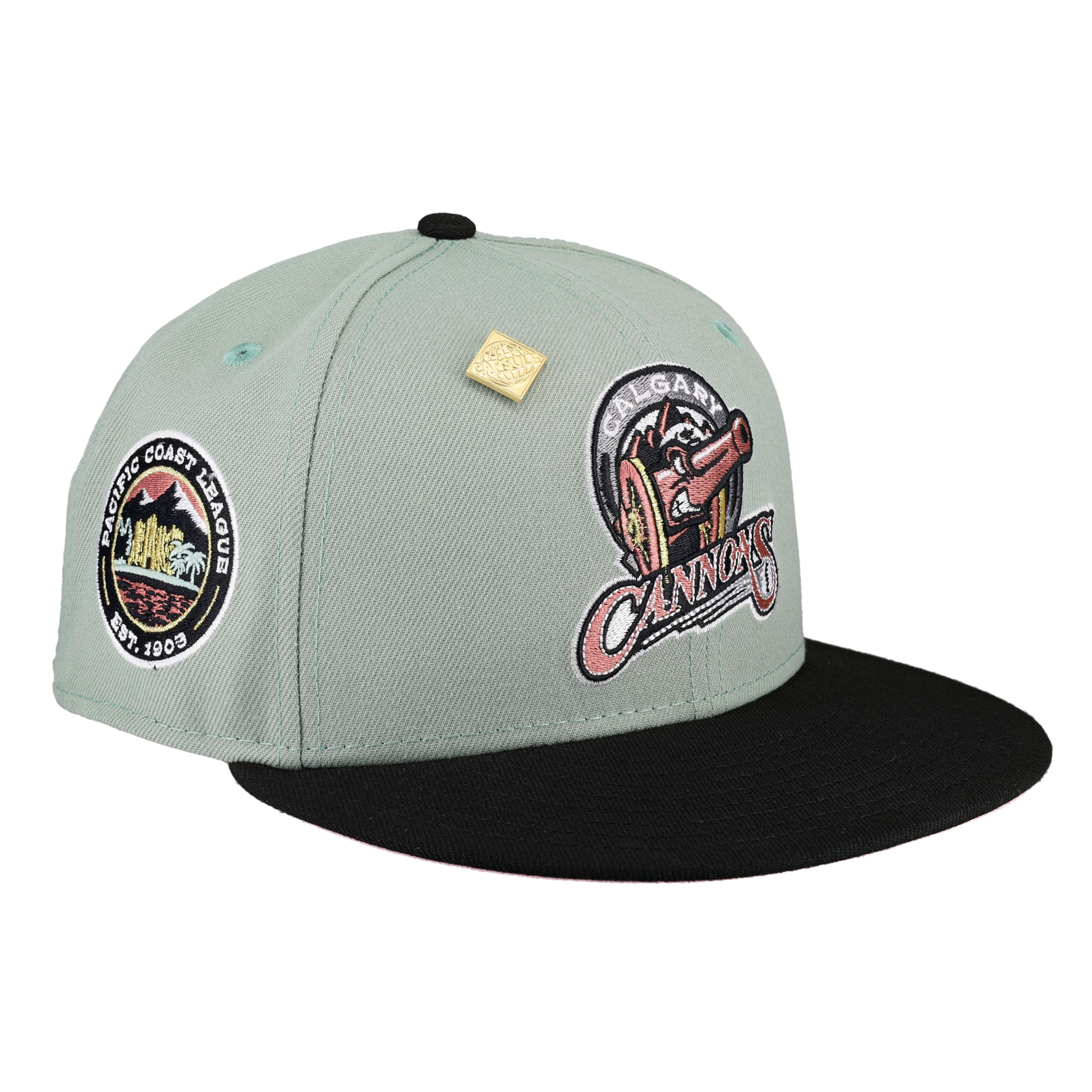 Calgary Cannons Pacific Coast League Patch 59Fifty Fitted Hat