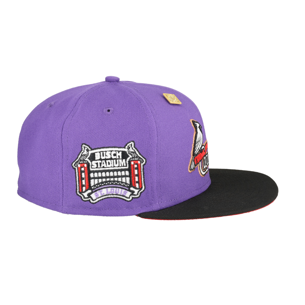 St. Louis Cardinals Busch Stadium Side Patch 59Fifty Fitted Hat