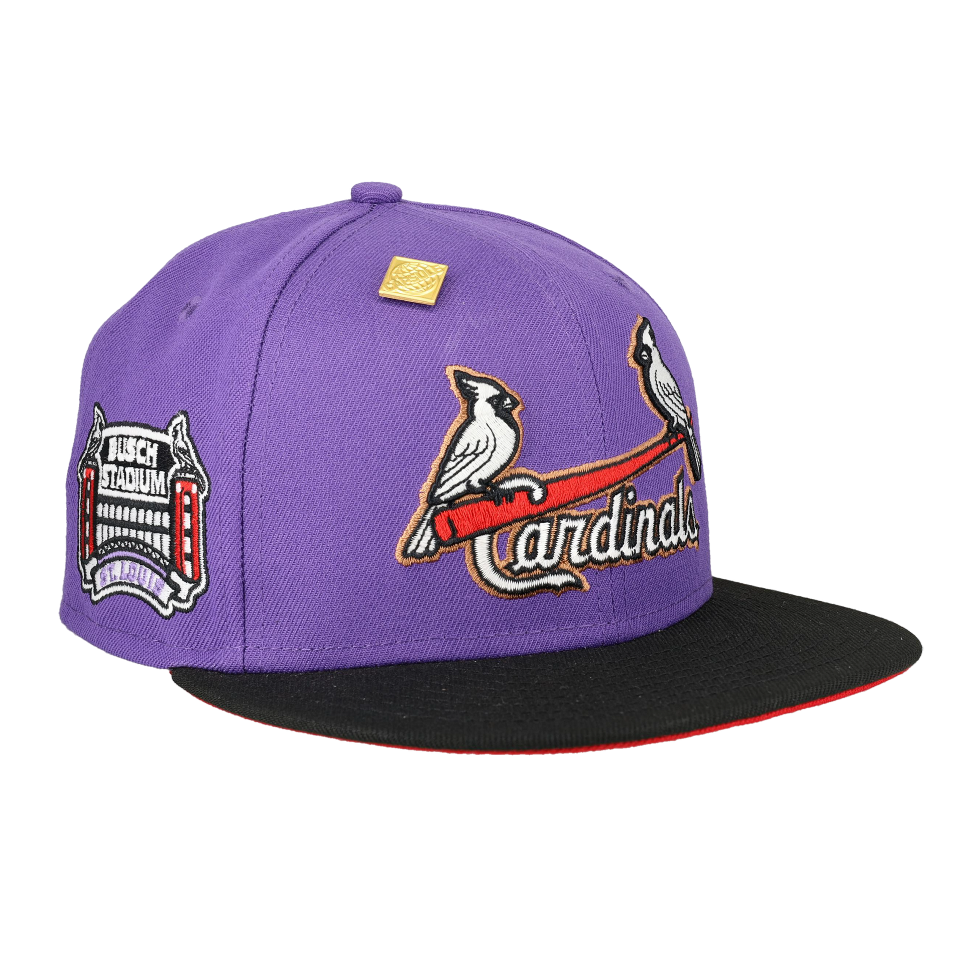 St. Louis Cardinals Busch Stadium Side Patch 59Fifty Fitted Hat