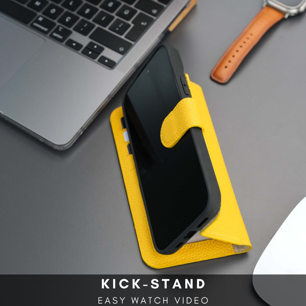 Casper iPhone 16 Wallet Case Leather MagSafe