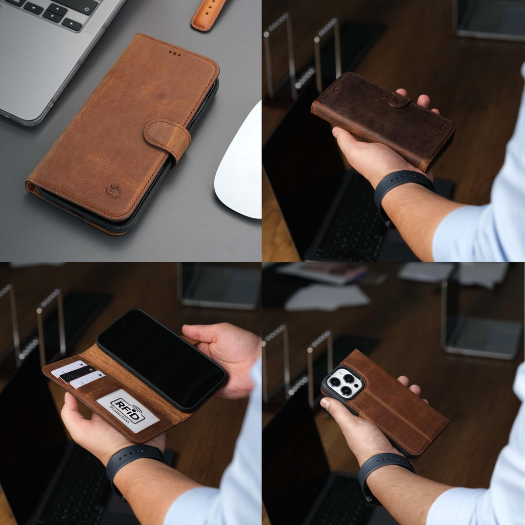 Casper Leather iPhone 14 Pro Max Wallet Case | MagSafe