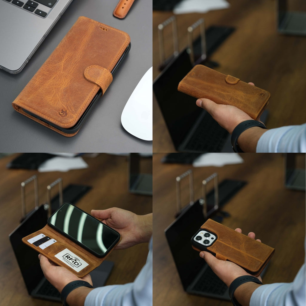 Casper Leather iPhone 14 Pro Wallet Case | MagSafe