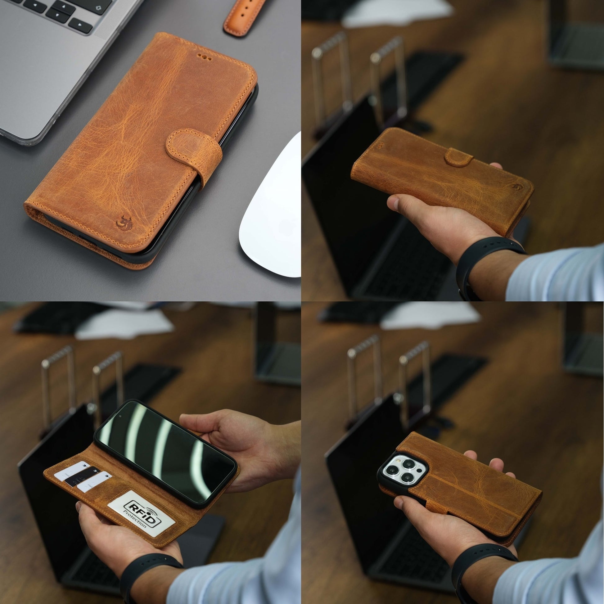 Casper Leather iPhone 14 Pro Max Wallet Case | MagSafe