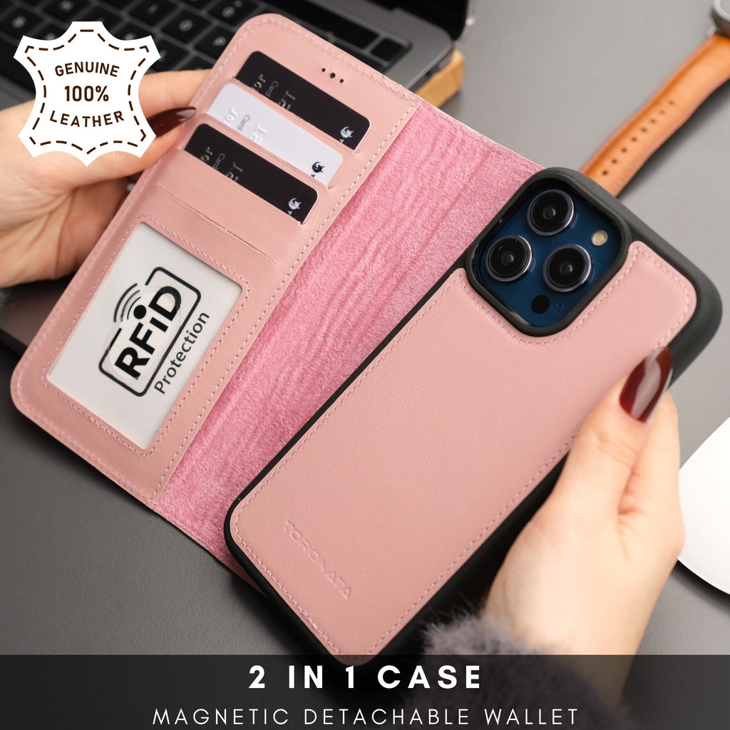 Casper Leather iPhone 14 Pro Wallet Case | MagSafe
