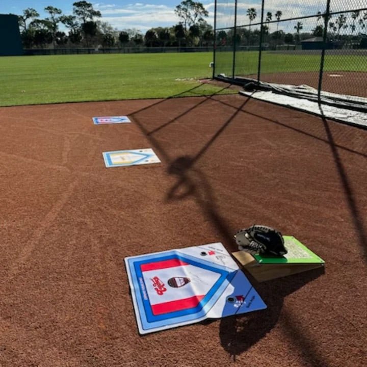 Catcher's Resistance Training (CRT) Belt + Catcher's Zone Mat Bundle