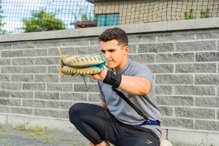 Catcher's Resistance Training (CRT) Belt + Catcher's Zone Mat Bundle
