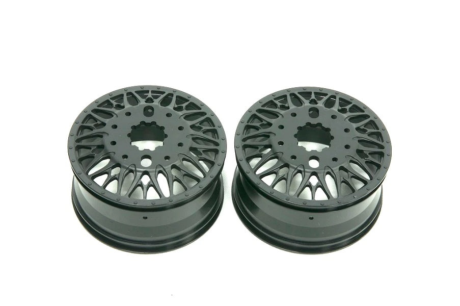 CEN Racing KG1 Forged KD014 Trident-D Front Wheels (2pc) - 35mm Width Black - Ford F-450 1/10 Scale Upgrade Part CD0608