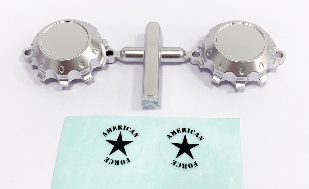 CEN Racing American Force H01 Contra Wheel Cap Silver with Decal