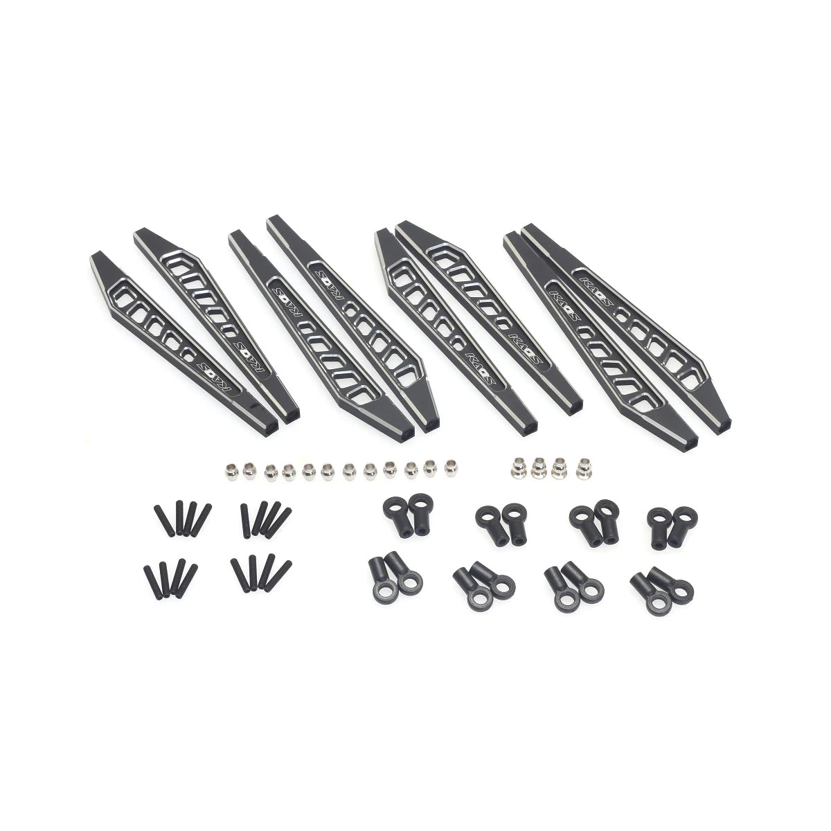 CEN Racing KAOS Suspension Linkage Set for F-450 Lift Kit - Black Anodized CNC Aluminum 8pc OEM Part CKD0382