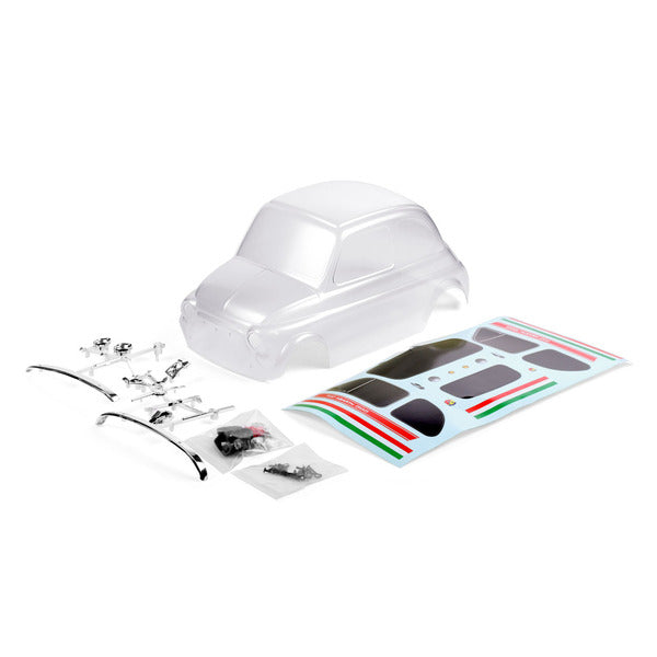 CEN Racing Fiat Abarth 595 Clear Body Set with Decal (175mm Wheelbase) for the Q & MT Series