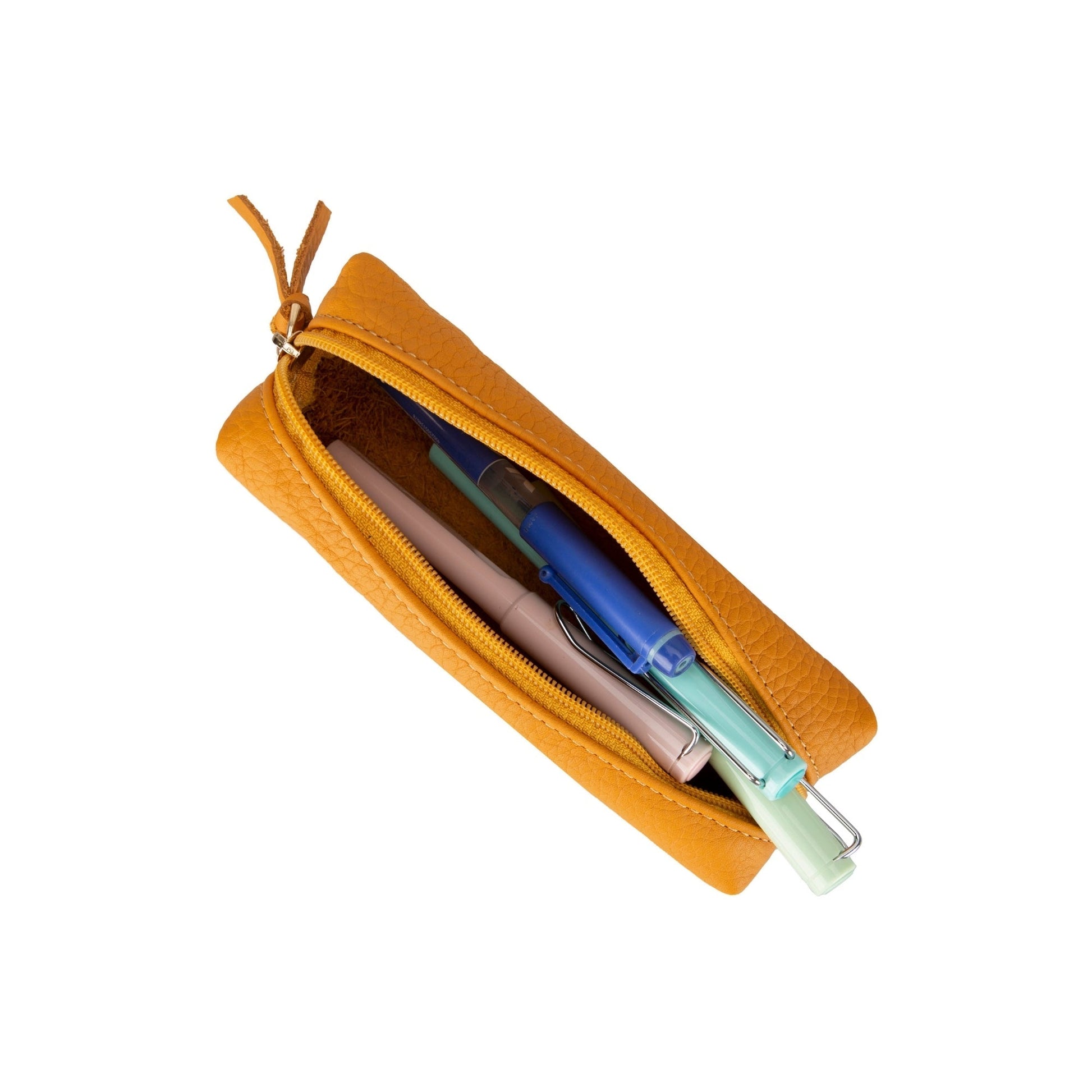 Centennial Multipurpose Leather Pencil Case and Makeup Bag