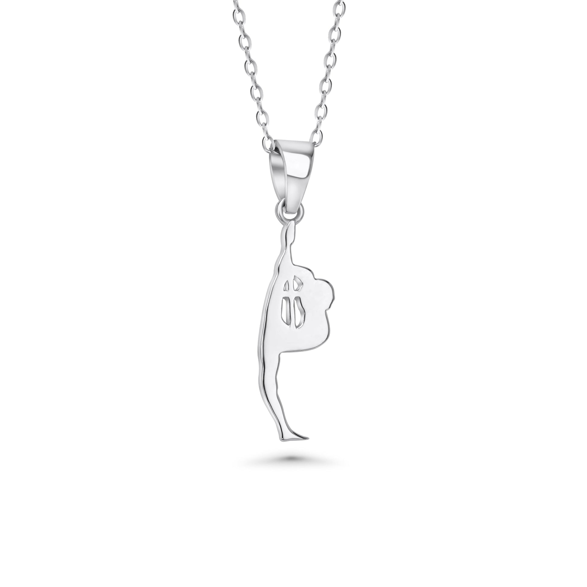 Cheerleader Scorpion Stunt Necklace With Cross