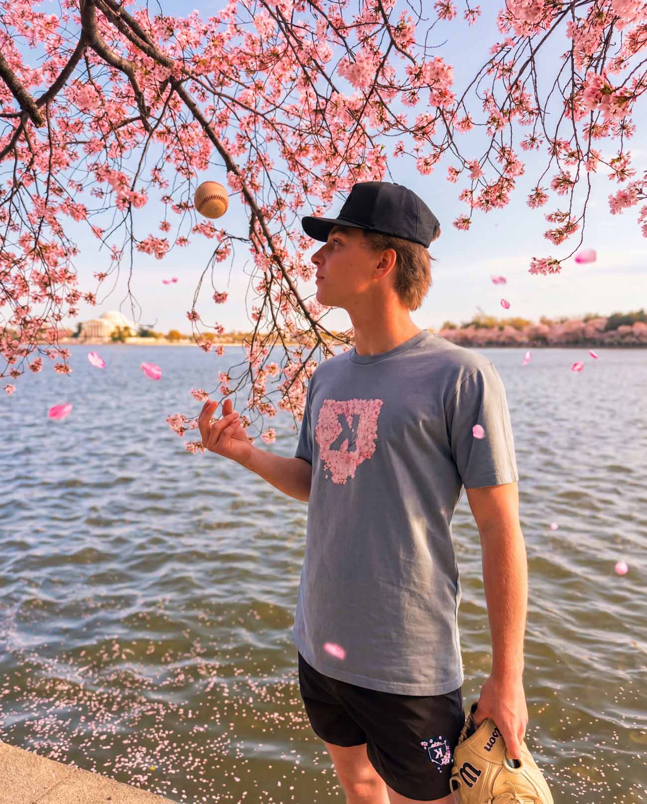 Youth Cherry Blossom Shorts