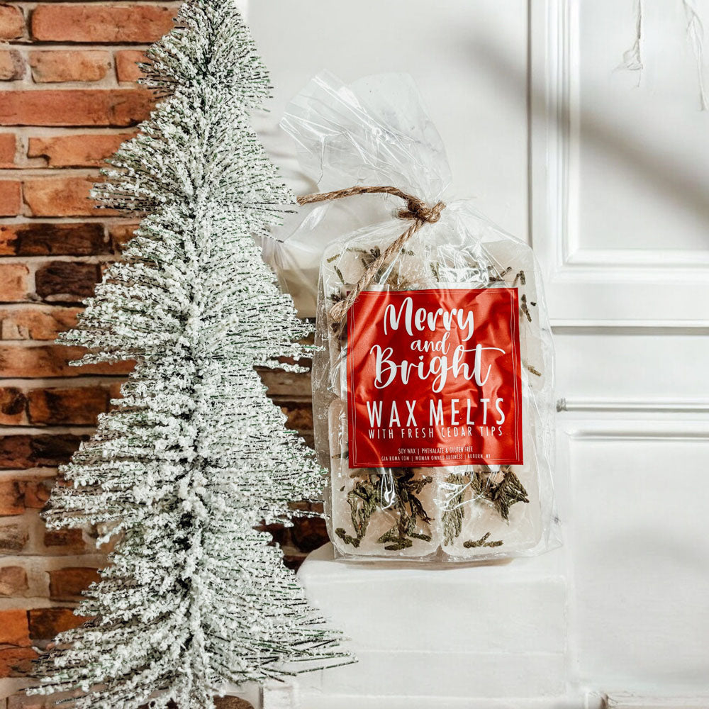 Christmas Tree XL Wax Melts 4 Cubes Fresh Cedar Pine Sweet Holiday Scent