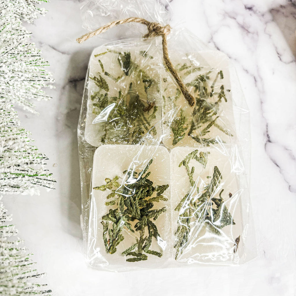 Christmas Tree XL Wax Melts 4 Cubes Fresh Cedar Pine Sweet Holiday Scent