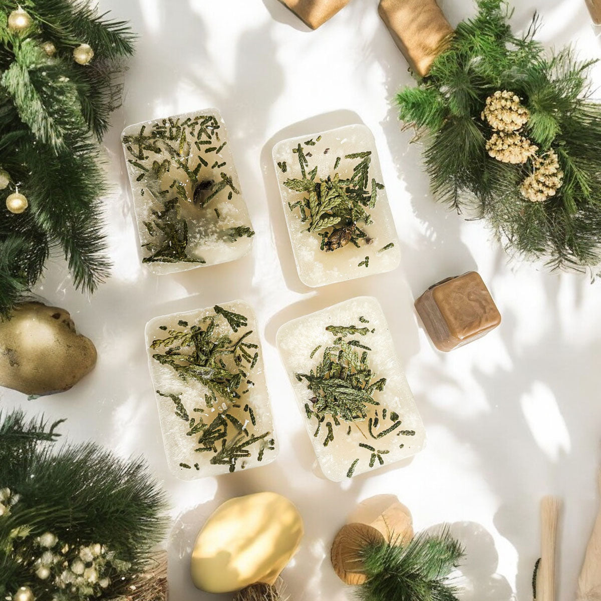 Christmas Tree XL Wax Melts 4 Cubes Fresh Cedar Pine Sweet Holiday Scent