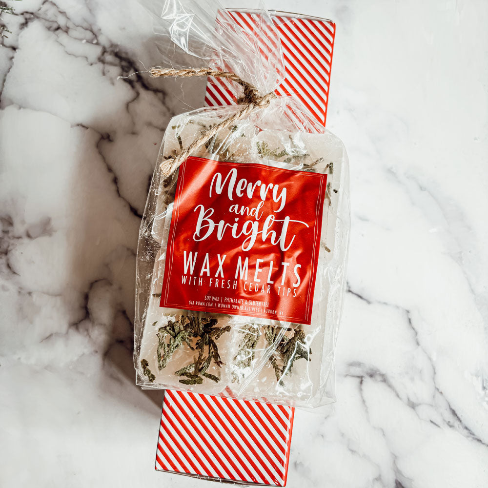 Christmas Tree XL Wax Melts 4 Cubes Fresh Cedar Pine Sweet Holiday Scent