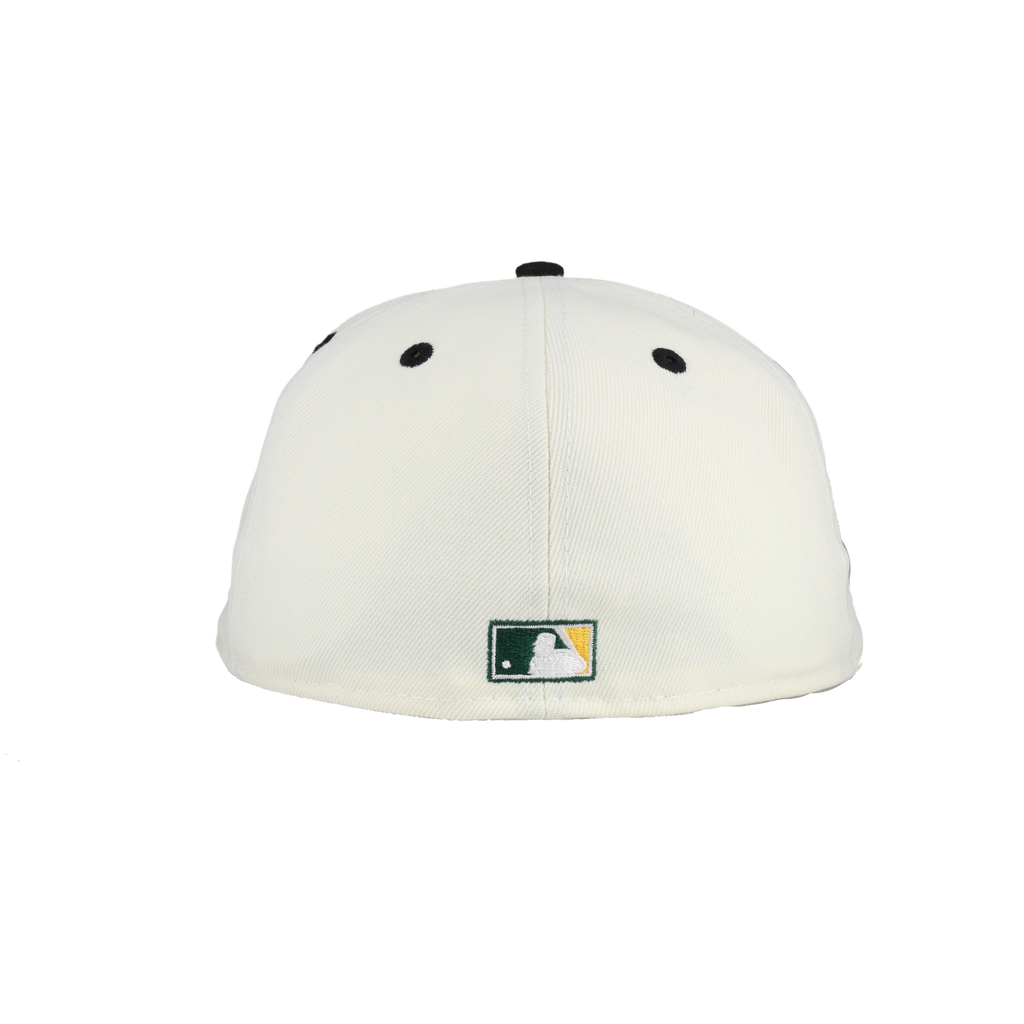 Oakland Athletics Stomper Mascot 50th Anniversary Patch 59Fifty Fitted Hat