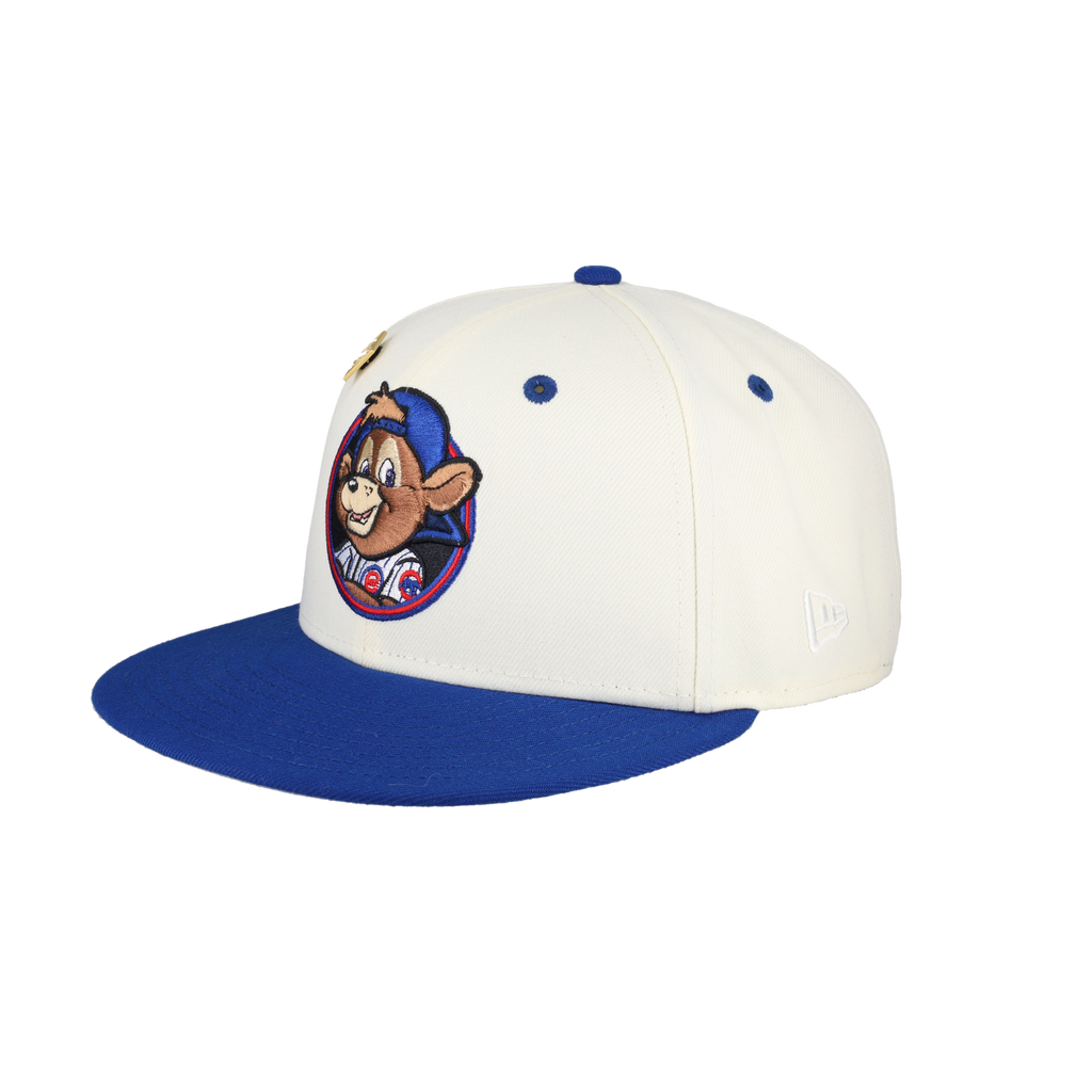 Chicago Cubs Clark The Bear Logo Wrigley Field Patch 59Ffity Fitted Hat