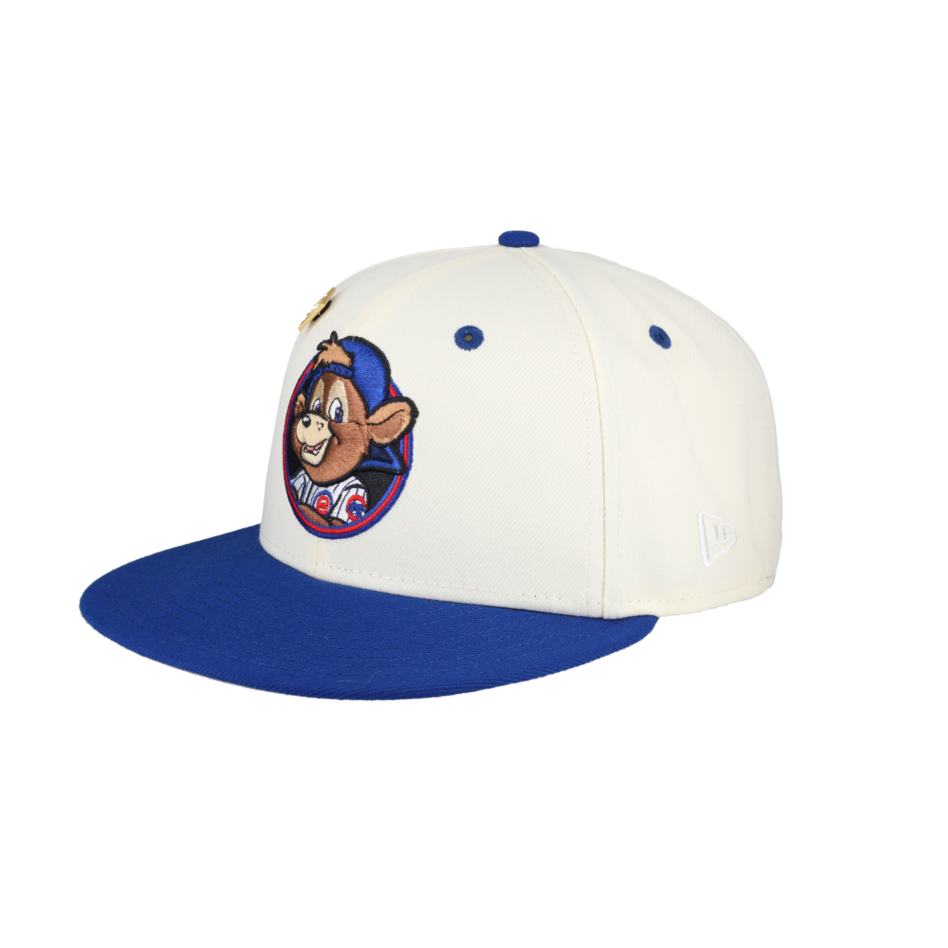 Chicago Cubs Clark The Bear Logo Wrigley Field Patch 59Ffity Fitted Hat