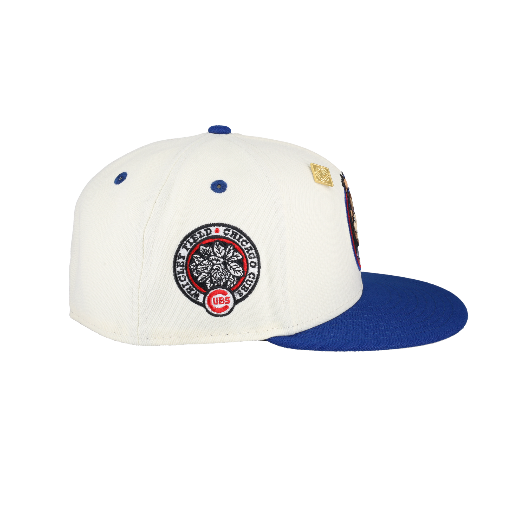 Chicago Cubs Clark The Bear Logo Wrigley Field Patch 59Ffity Fitted Hat