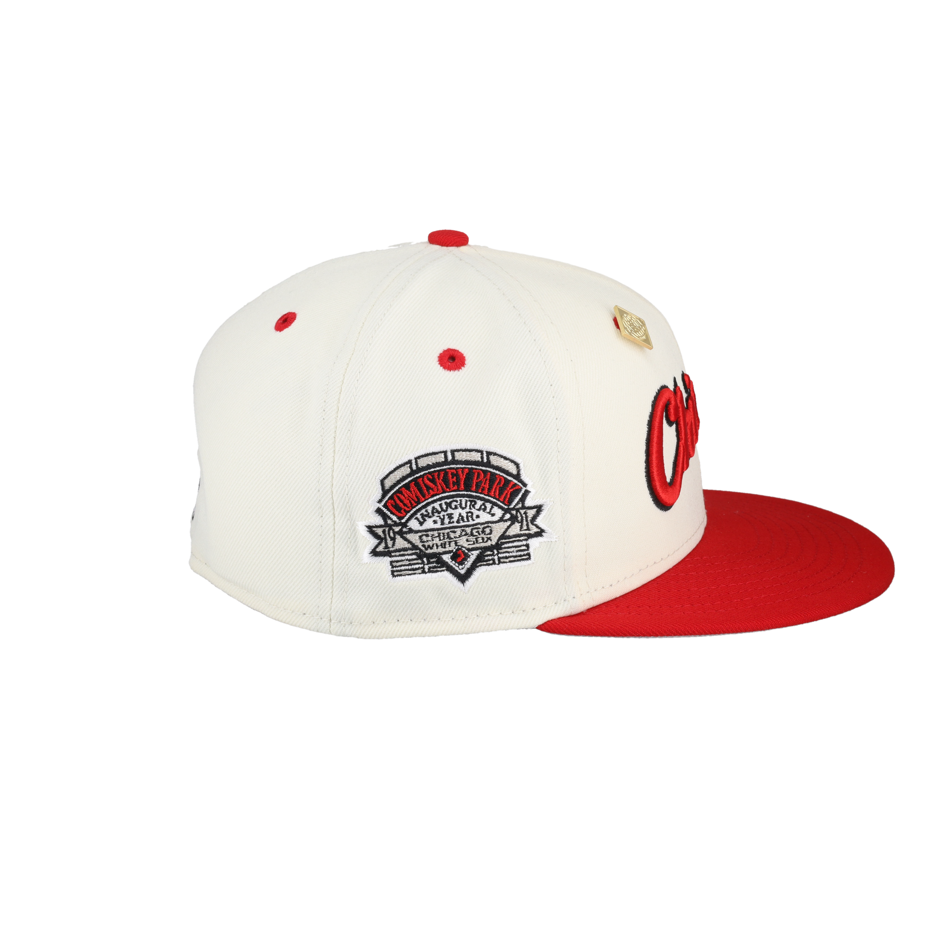 Chicago White Sox Chrome Comiskey Park 59Fifty Fitted Hat