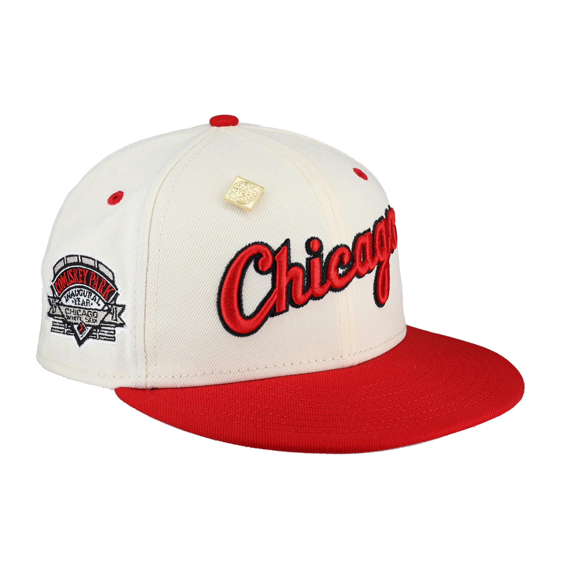 Chicago White Sox Chrome Comiskey Park 59Fifty Fitted Hat