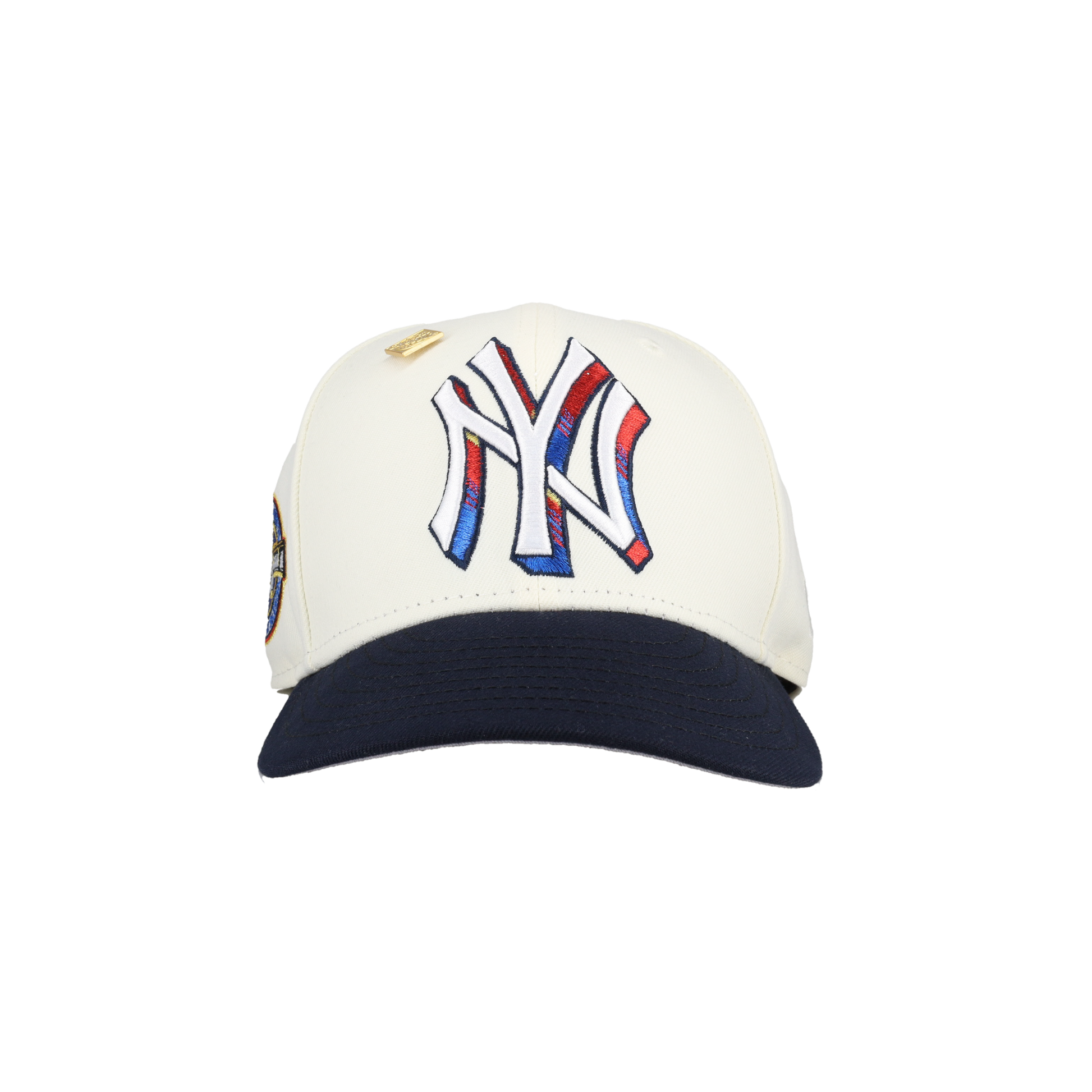 New York Yankees Chrome 2009 Inaugural Season Patch 59Fifty Fitted Hat
