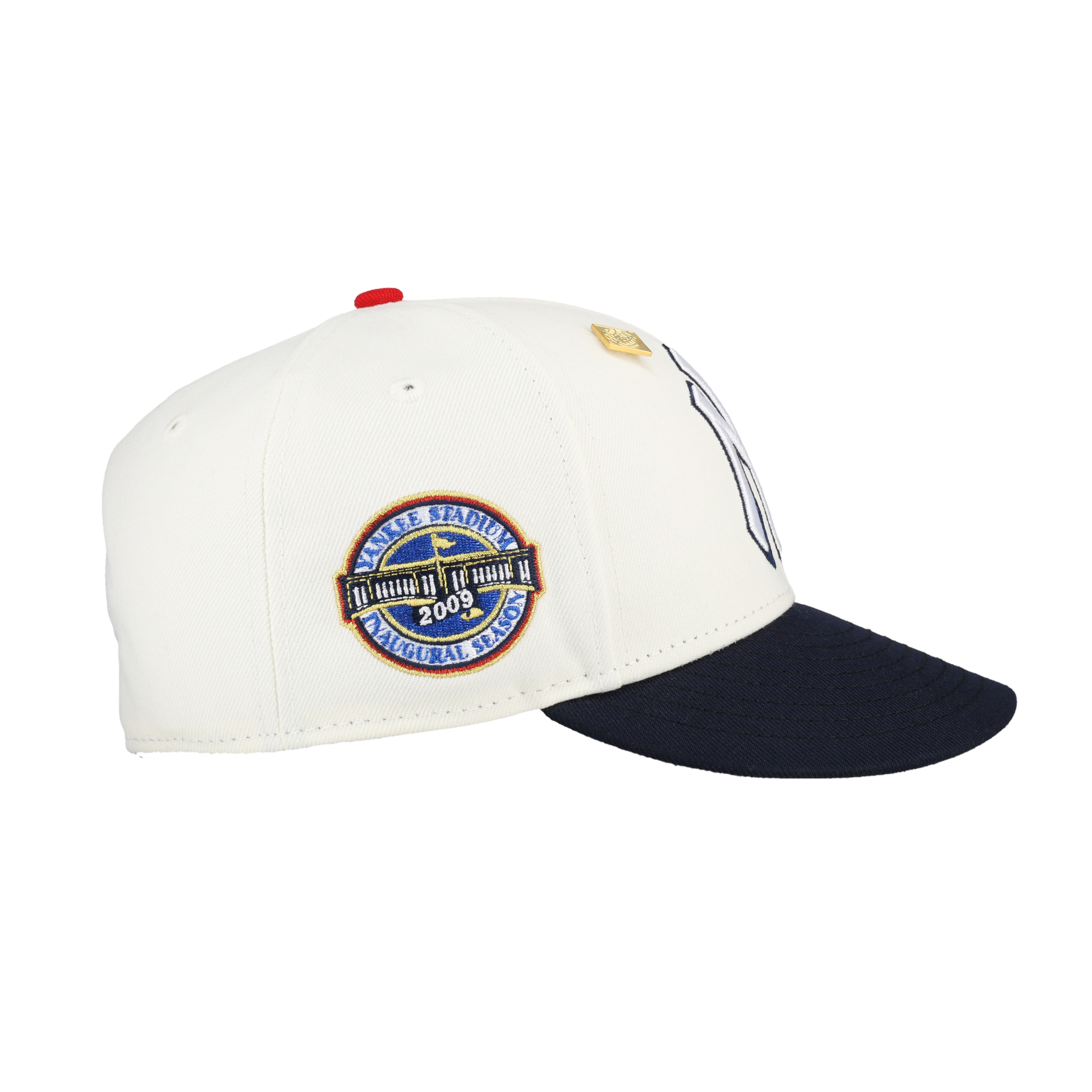 New York Yankees Chrome 2009 Inaugural Season Patch 59Fifty Fitted Hat