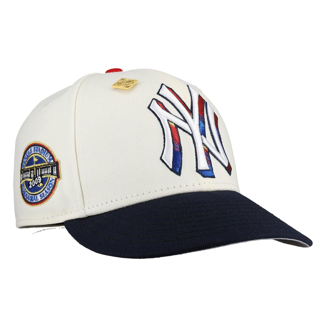 New York Yankees Chrome 2009 Inaugural Season Patch 59Fifty Fitted Hat